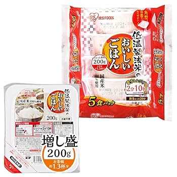 Amazon.co.jp: アイリスオーヤマ(IRIS OHYAMA) パックご飯 200g